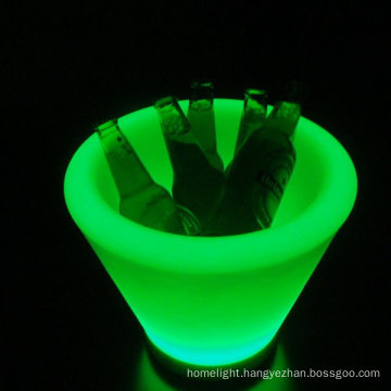 LED Light Up Plastic Ice Bucket illuminated bar table for beer bucket